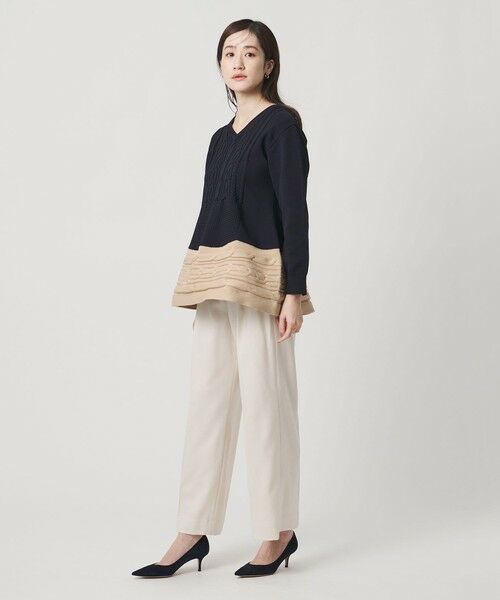 UNITED ARROWS / ユナイテッドアローズ ニット・セーター | ケーブル Vネック ニット ‐ウォッシャブル‐ | 詳細25