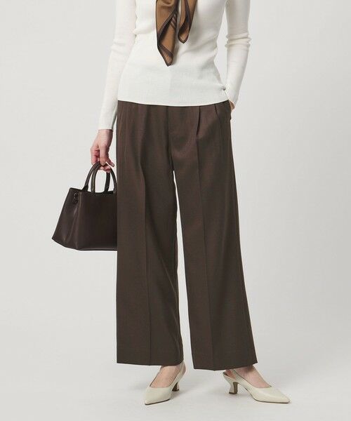 UNITED ARROWS / ユナイテッドアローズ その他パンツ | 2タック ワイド パンツ | 詳細17