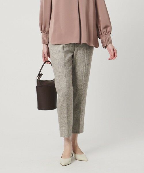 UNITED ARROWS / ユナイテッドアローズ スラックス・ドレスパンツ | MOKU 3カラー ツイードライク スリムパンツ | 詳細1