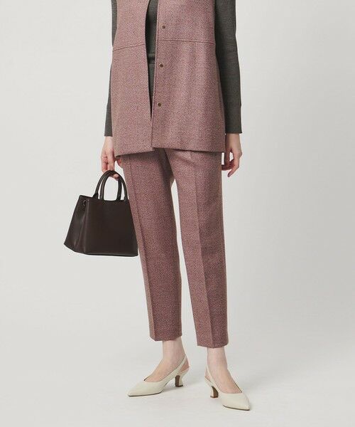 UNITED ARROWS / ユナイテッドアローズ スラックス・ドレスパンツ | MOKU 3カラー ツイードライク スリムパンツ | 詳細16