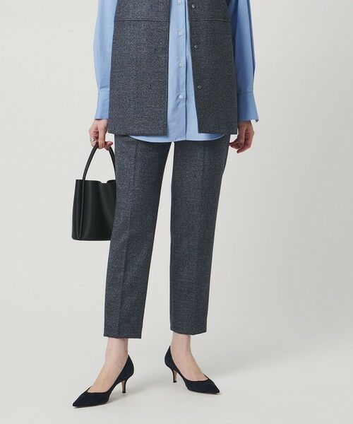 UNITED ARROWS / ユナイテッドアローズ スラックス・ドレスパンツ | MOKU 3カラー ツイードライク スリムパンツ | 詳細24