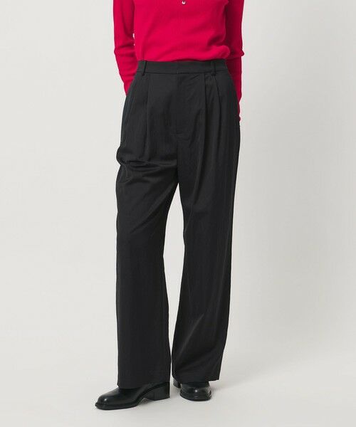 UNITED ARROWS / ユナイテッドアローズ その他パンツ | サテン 2タック ストレート パンツ | 詳細12