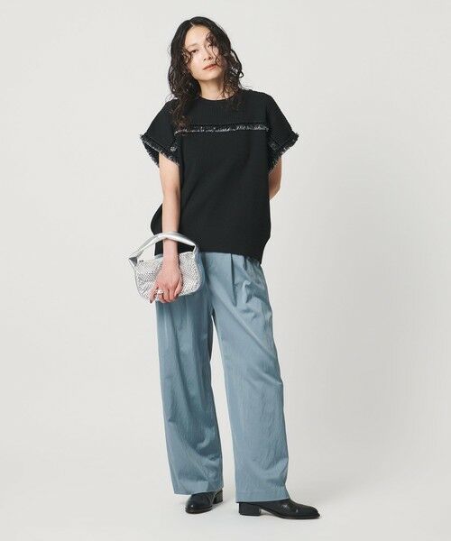 UNITED ARROWS / ユナイテッドアローズ その他パンツ | サテン 2タック ストレート パンツ | 詳細22