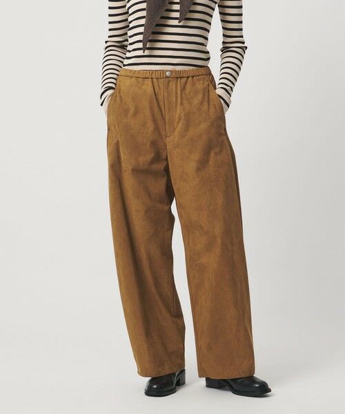 UNITED ARROWS / ユナイテッドアローズ その他パンツ | スエード ライク イージー パンツ | 詳細1