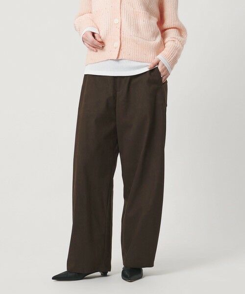 UNITED ARROWS / ユナイテッドアローズ その他パンツ | スエード ライク イージー パンツ(DK.BROWN)