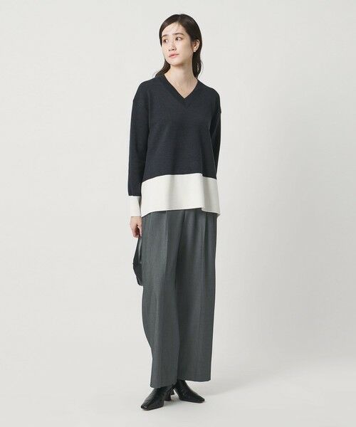 UNITED ARROWS / ユナイテッドアローズ その他パンツ | 2タック デニムライク ワイド パンツ ‐ウォッシャブル‐ | 詳細2