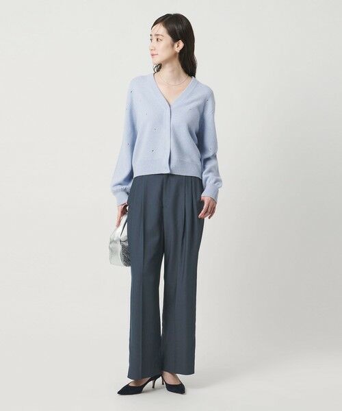 UNITED ARROWS / ユナイテッドアローズ その他パンツ | 2タック デニムライク ワイド パンツ ‐ウォッシャブル‐ | 詳細9