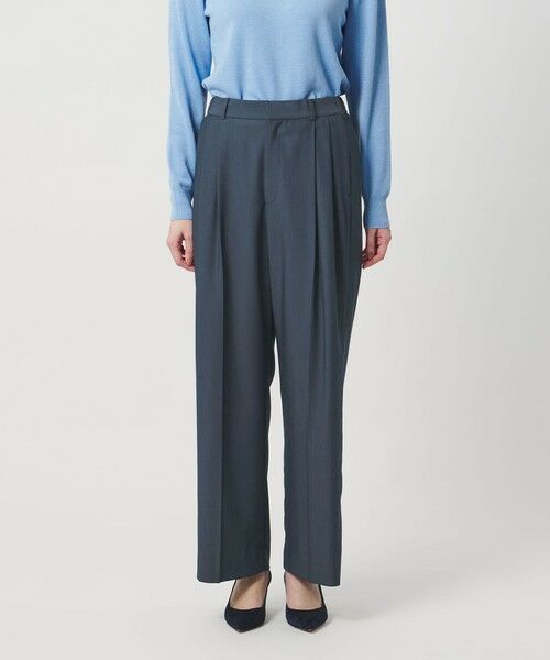 UNITED ARROWS / ユナイテッドアローズ その他パンツ | 2タック デニムライク ワイド パンツ ‐ウォッシャブル‐ | 詳細12