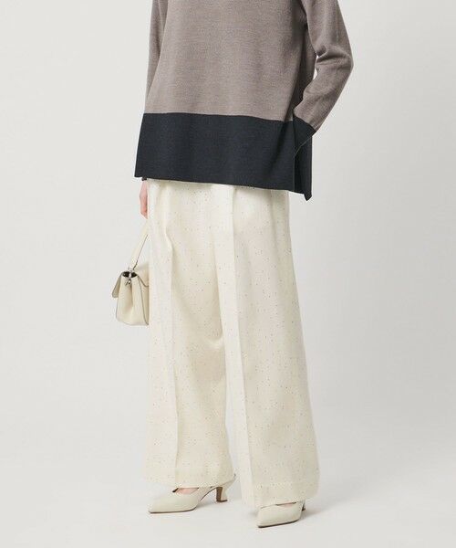 UNITED ARROWS / ユナイテッドアローズ その他パンツ | フラノ スパンコール イージー パンツ | 詳細2