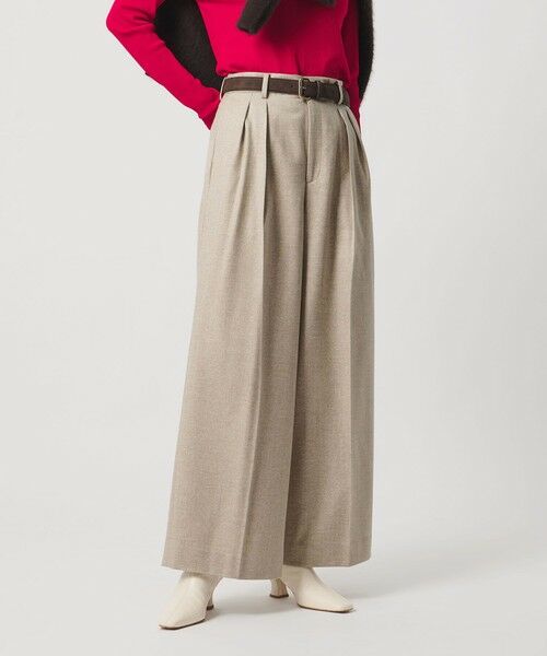 UNITED ARROWS / ユナイテッドアローズ その他パンツ | ツイードライク 2タック ワイド パンツ | 詳細1