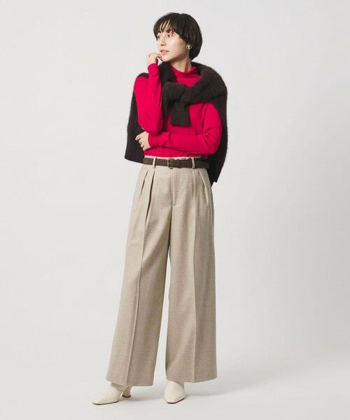 UNITED ARROWS / ユナイテッドアローズ その他パンツ | ツイードライク 2タック ワイド パンツ | 詳細2