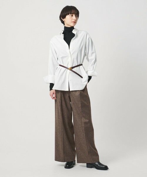 UNITED ARROWS / ユナイテッドアローズ その他パンツ | ツイードライク 2タック ワイド パンツ | 詳細10