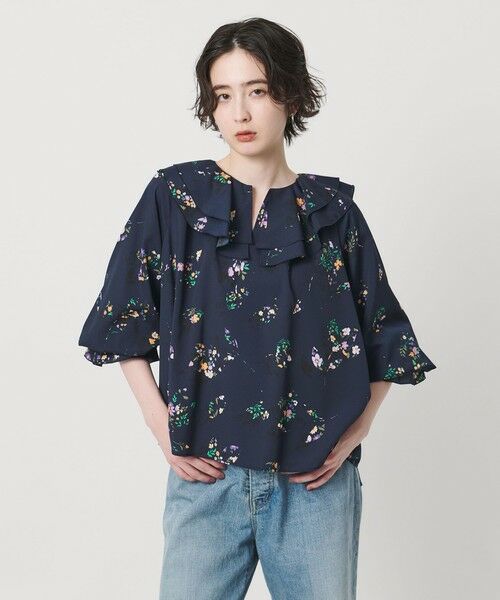 UNITED ARROWS / ユナイテッドアローズ シャツ・ブラウス | フラワー プリント ブラウス ‐ウォッシャブル‐ | 詳細2