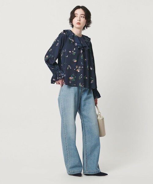 UNITED ARROWS / ユナイテッドアローズ シャツ・ブラウス | フラワー プリント ブラウス ‐ウォッシャブル‐ | 詳細3