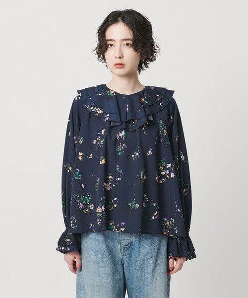 UNITED ARROWS / ユナイテッドアローズ シャツ・ブラウス | フラワー プリント ブラウス ‐ウォッシャブル‐ | 詳細4