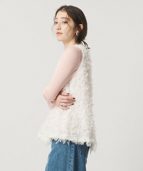 UNITED ARROWS / ユナイテッドアローズ シャツ・ブラウス | チュール ノースリーブ ブラウス | 詳細1