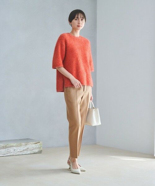 UNITED ARROWS / ユナイテッドアローズ ニット・セーター | フォックスカシミヤ ハーフスリーブ Tニット | 詳細22