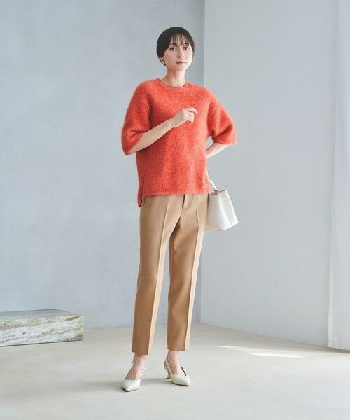 UNITED ARROWS / ユナイテッドアローズ ニット・セーター | フォックスカシミヤ ハーフスリーブ Tニット | 詳細23