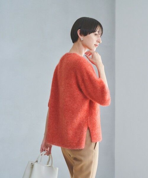 UNITED ARROWS / ユナイテッドアローズ ニット・セーター | フォックスカシミヤ ハーフスリーブ Tニット | 詳細19