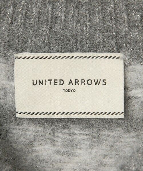 UNITED ARROWS / ユナイテッドアローズ ニット・セーター | フォックスカシミヤ  パフスリーブ ジャガードニット | 詳細10