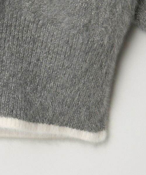 UNITED ARROWS / ユナイテッドアローズ ニット・セーター | フォックスカシミヤ  パフスリーブ ジャガードニット | 詳細8