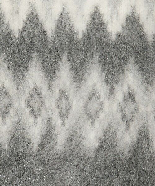 UNITED ARROWS / ユナイテッドアローズ ニット・セーター | フォックスカシミヤ  パフスリーブ ジャガードニット | 詳細9