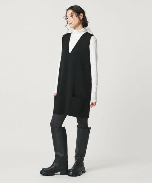 UNITED ARROWS / ユナイテッドアローズ ベスト | ミラノリブ チュニック ベスト | 詳細1