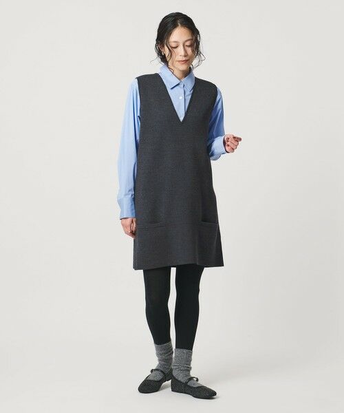 UNITED ARROWS / ユナイテッドアローズ ベスト | ミラノリブ チュニック ベスト | 詳細10