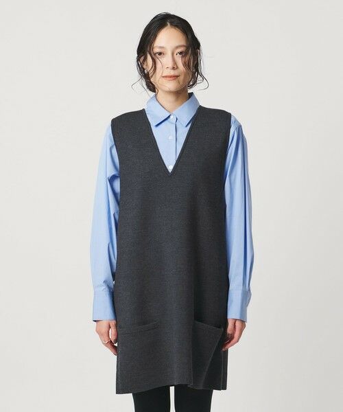 UNITED ARROWS / ユナイテッドアローズ ベスト | ミラノリブ チュニック ベスト | 詳細11