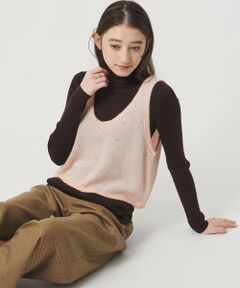 UNITED ARROWS / ユナイテッドアローズ ベスト | フラワー スパンコール ベスト