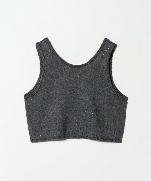 UNITED ARROWS / ユナイテッドアローズ ベスト | フラワー スパンコール ベスト | 詳細9