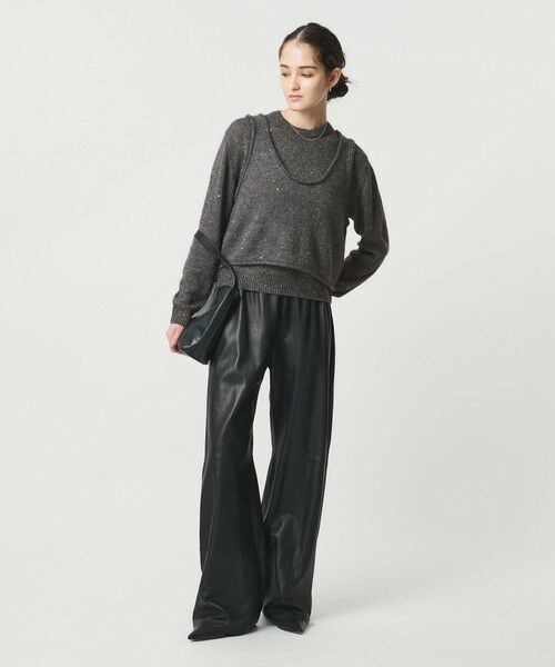 UNITED ARROWS / ユナイテッドアローズ ベスト | フラワー スパンコール ベスト | 詳細4