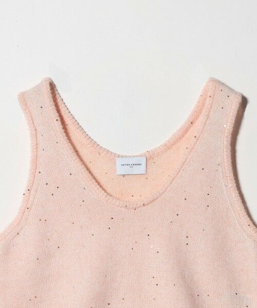 UNITED ARROWS / ユナイテッドアローズ ベスト | フラワー スパンコール ベスト | 詳細16
