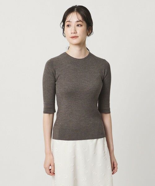 UNITED ARROWS / ユナイテッドアローズ ニット・セーター | ハーフ スリーブ ニット | 詳細9