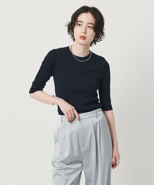 UNITED ARROWS / ユナイテッドアローズ ニット・セーター | ハーフ スリーブ ニット | 詳細19