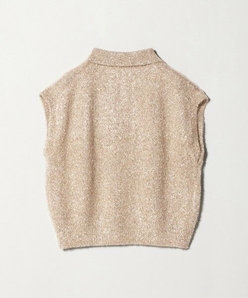 UNITED ARROWS / ユナイテッドアローズ ニット・セーター | グリッター スキッパーポロ ベスト | 詳細8