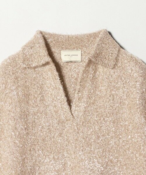 UNITED ARROWS / ユナイテッドアローズ ニット・セーター | グリッター スキッパーポロ ベスト | 詳細9