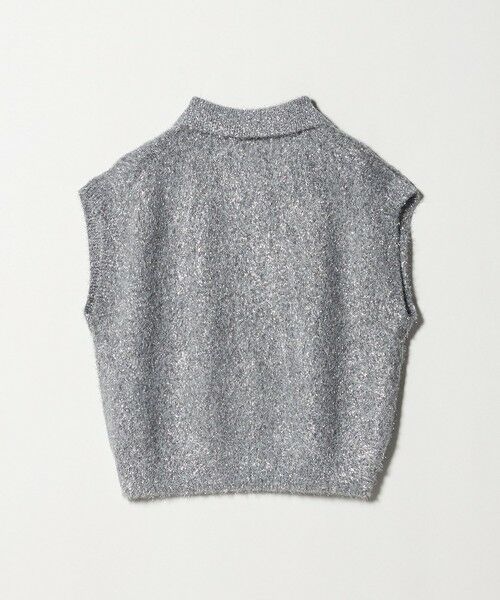 UNITED ARROWS / ユナイテッドアローズ ニット・セーター | グリッター スキッパーポロ ベスト | 詳細14