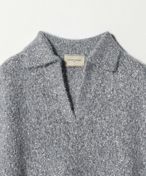 UNITED ARROWS / ユナイテッドアローズ ニット・セーター | グリッター スキッパーポロ ベスト | 詳細15