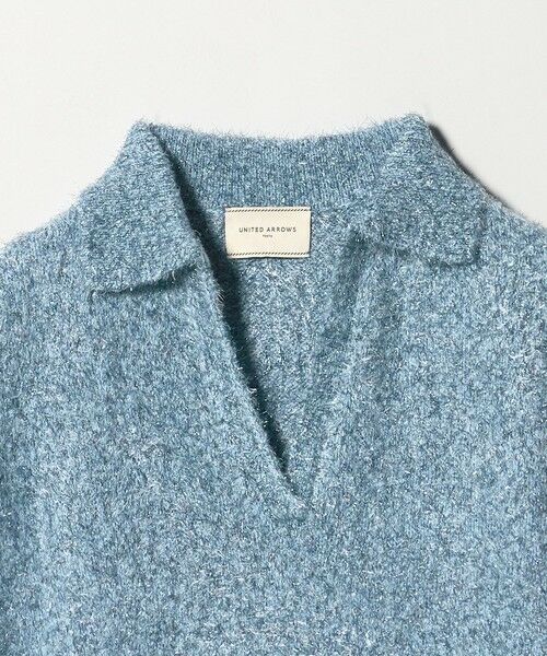 UNITED ARROWS / ユナイテッドアローズ ニット・セーター | グリッター スキッパーポロ ベスト | 詳細21