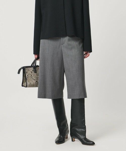 UNITED ARROWS/ユナイテッドアローズ ギャバ ハーフパンツ DK. GRAY M（38）