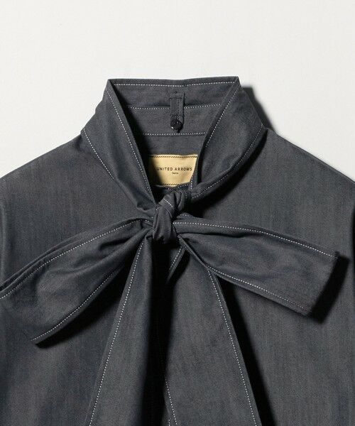 UNITED ARROWS / ユナイテッドアローズ シャツ・ブラウス | デニム リボン ブラウス ‐ウォッシャブル‐ | 詳細10