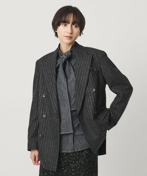 UNITED ARROWS / ユナイテッドアローズ シャツ・ブラウス | デニム リボン ブラウス ‐ウォッシャブル‐ | 詳細2