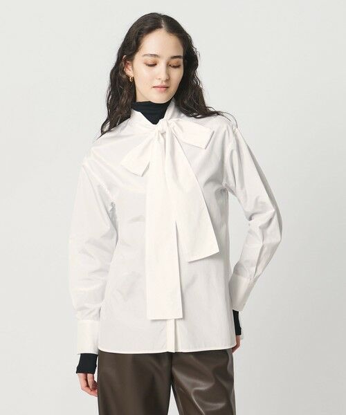 UNITED ARROWS / ユナイテッドアローズ シャツ・ブラウス | リボン ブラウス ‐ウォッシャブル‐ | 詳細1