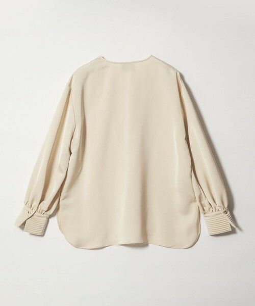 UNITED ARROWS / ユナイテッドアローズ シャツ・ブラウス | サテン Vネック ブラウス ‐ウォッシャブル‐ | 詳細10