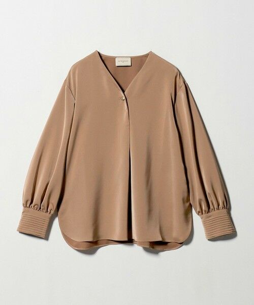 UNITED ARROWS / ユナイテッドアローズ シャツ・ブラウス | サテン Vネック ブラウス ‐ウォッシャブル‐ | 詳細16