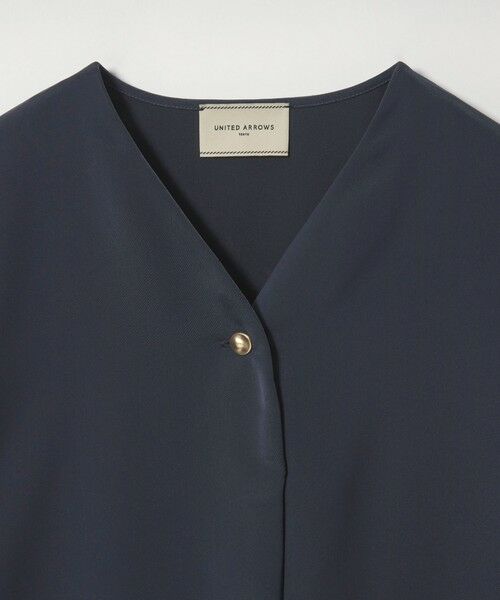UNITED ARROWS / ユナイテッドアローズ シャツ・ブラウス | サテン Vネック ブラウス ‐ウォッシャブル‐ | 詳細27