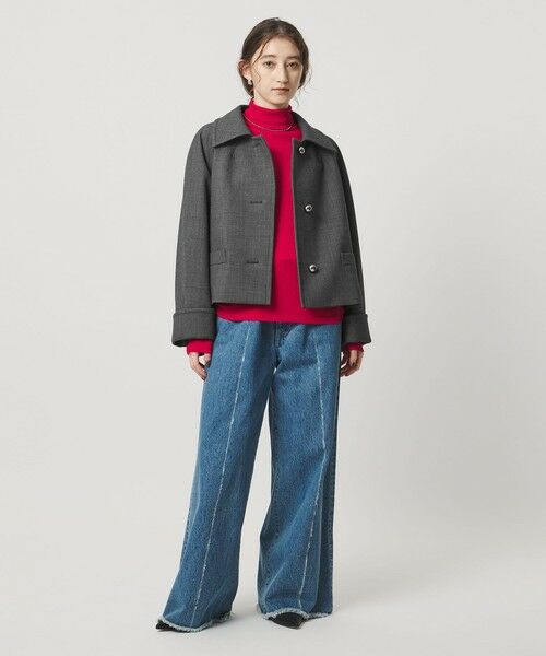 UNITED ARROWS / ユナイテッドアローズ ピーコート | プレーン ショート ジャケット | 詳細17