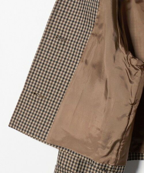 UNITED ARROWS / ユナイテッドアローズ ステンカラーコート | チェック ショート ジャケット | 詳細13
