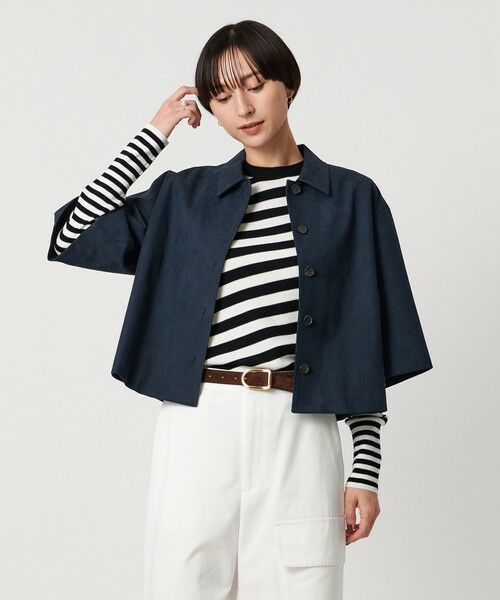 UNITED ARROWS/iCebhA[Y XG[h CN Vc WPbg NAVY FREE